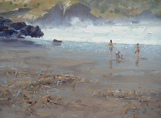 Oil The Beaches of Catalina by Frank LaLumia